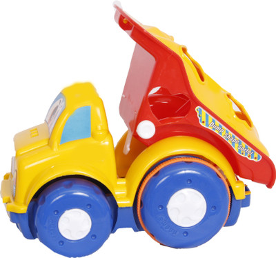 

TOYZTREND SHAPE SORTER DUMPER FRICTION POWERED PREMIUM QUALITY TOY FOR KIDS(Yellow)