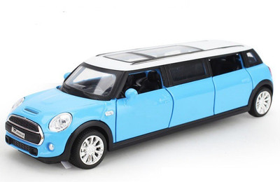 

Sanyal Hot 1:36 Scale Wheels Die cast Car Stretch Mini Cooper Open Door Pull Back Alloy Metal Toys with Sound & Light For Kids – Blue(Multicolor)