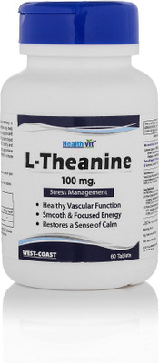 

HealthVit L-Theanine 100 mg 60 Tablets Stress Management(60 No)
