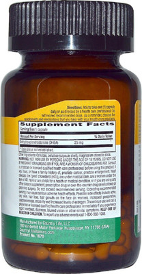 

Country Life Country Life, DHEA, 25 mg, 90 Vegetarian Capsules(90 No)