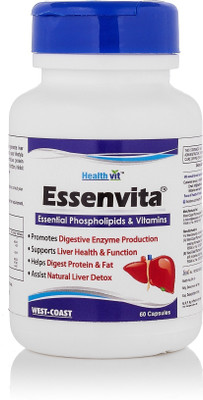 

HealthVit Essenvita Essential Phospholipids With Vitamins 60 Capsules(60 No)