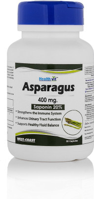 

HealthVit Asparagus 400mg (Saponin 20%) 60 Capsules(60 No)