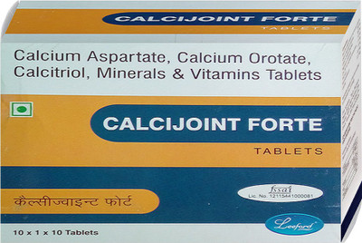 

CALCIJOINT FORTE High Absorbtion Calcium +Calcitrol+Vitamin B12 + Magnesium + Zinc tablets(60 No)