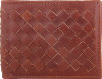 

Raza Men Brown Genuine Leather Wallet(5 Card Slots)