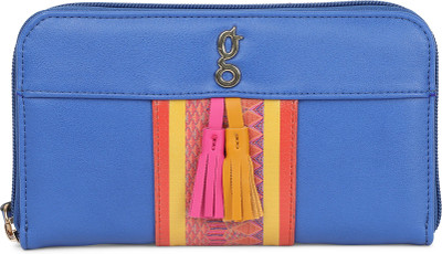 

Global Desi Women Casual Blue Artificial Leather Wallet(8 Card Slots), Royal blue