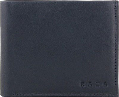 

Raza Men Blue Genuine Leather Wallet(6 Card Slots)