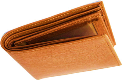 

LAER Boys Tan Genuine Leather Wallet(8 Card Slots)