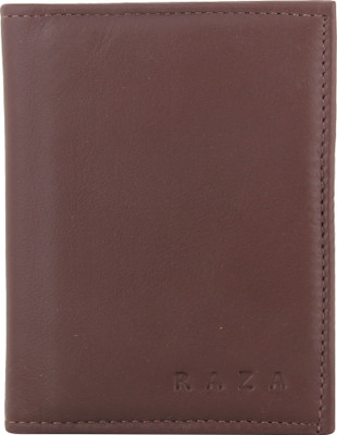 

Raza Men Brown Genuine Leather Wallet(6 Card Slots)