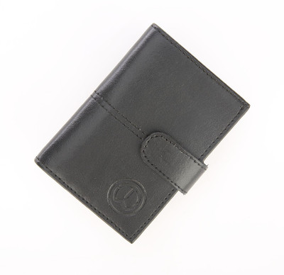 TnW Men Black Artificial Leather Wallet(15 Card Slots)