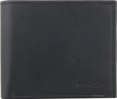 

Raza Men Black Genuine Leather Wallet(6 Card Slots)