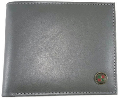 

WALTZ Men Grey Genuine Leather Wallet(9 Card Slots), Amwa-31