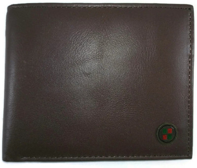 

WALTZ Men Brown Genuine Leather Wallet(9 Card Slots), Amwa-27