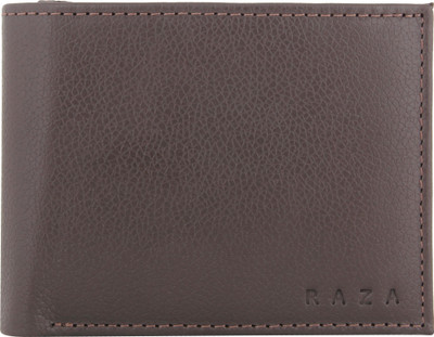 

Raza Men Brown Genuine Leather Wallet(7 Card Slots)
