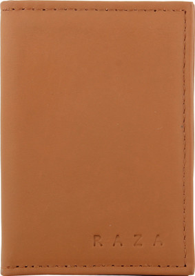 

Raza Men Tan Genuine Leather Wallet(3 Card Slots)