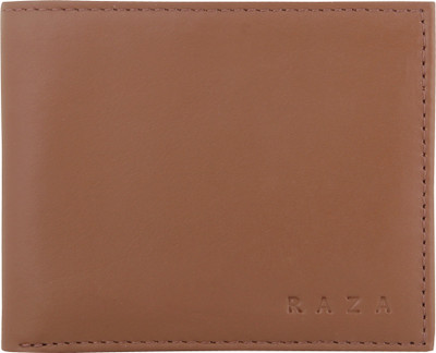 

Raza Men Tan Genuine Leather Wallet(6 Card Slots)