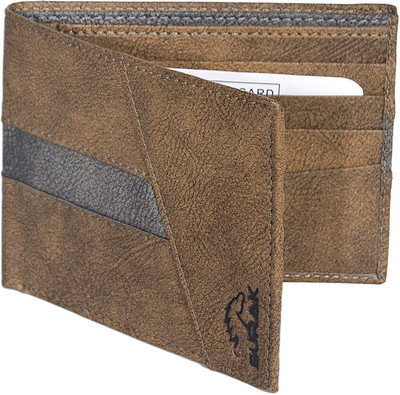 

BURAK Men Grey Artificial Leather Wallet(8 Card Slots)