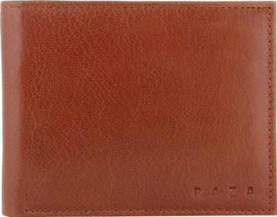 

Raza Men Tan Genuine Leather Wallet(6 Card Slots)