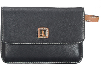 

Adamis Women Black Genuine Leather Wallet(4 Card Slots)