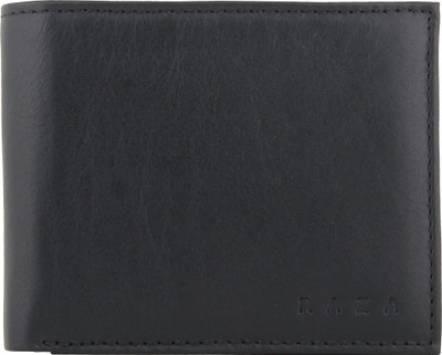 

Raza Men Black Genuine Leather Wallet(9 Card Slots)