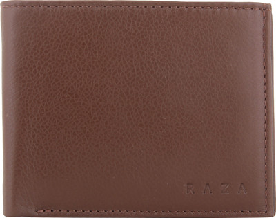 

Raza Men Brown Genuine Leather Wallet(5 Card Slots)