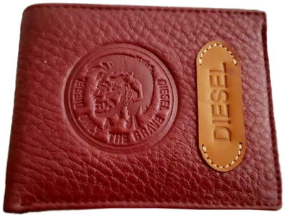 

Diesel Men Casual Maroon Genuine Leather Wallet(4 Card Slots)