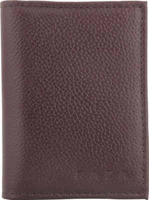 

Raza Men Brown Genuine Leather Wallet(6 Card Slots)