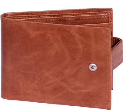 

ad Men Tan Genuine Leather Wallet(7 Card Slots)