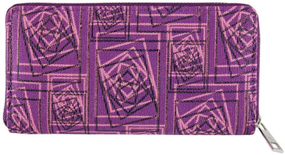 

High Valley Fashion Women Purple Genuine Leather Wallet(4 Card Slots)