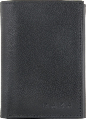 

Raza Men Black Genuine Leather Wallet(7 Card Slots)