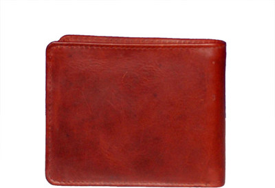

SAM Men Brown Genuine Leather Wallet(6 Card Slots)