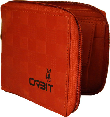 

Orbit Men Tan Genuine Leather, Fabric Wallet(6 Card Slots)