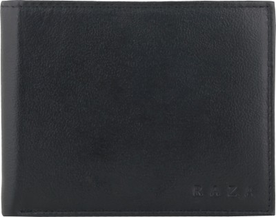 

Raza Men Black Genuine Leather Wallet(11 Card Slots)