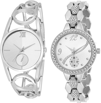 

Justice Fashion new 305-310 models of fancy latest collection multi diamond design analog watch for girls and women Watch - For Women