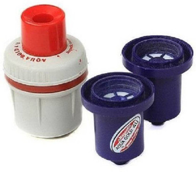 

Inditradition Aqua Gold Magnetic Instant Water Purifier with 2 Free Candle, Iodine Resin Magnetic Technology, White Solid Filter Cartridge(0, Pack of 1)