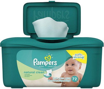 

Pampers Natural Clean Wipes Tub (72 Sheets)(72 Pieces)