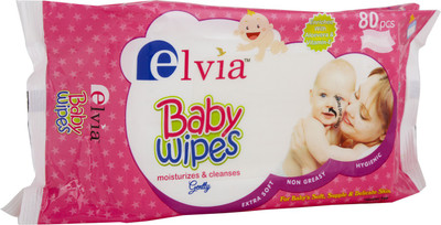 

Elvia Care Baby Wipes(80 Pieces)