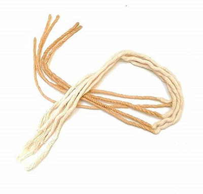 

YOGIC LIFESTYLE YLTSN18 Cotton Yoga Strap(White, Brown), Blue;white;yellow