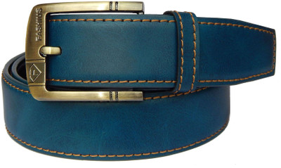 

Fashius Men Casual Blue Genuine Leather Belt