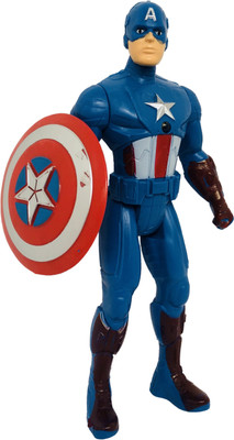 

MOBIFACTORY MARVEL AVENGERS CAPTAN AMERICA SUPER HERO ACTION FIGURE WITH LED TOY(Multicolor)