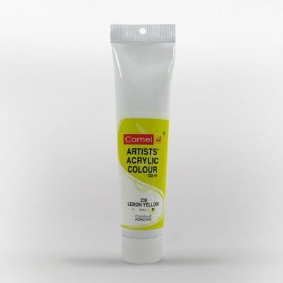 

Camlin Kokuyo Artist Acrylic Colour Tubes 120ml Lemon Yellow 236