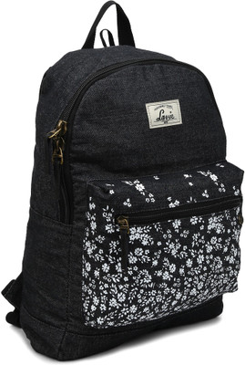 

Lavie BUEI309019N4 25 L Backpack(Grey), Black