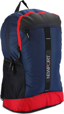 

Newport Weekender 24 L Backpack(Red, Blue), Navy;red