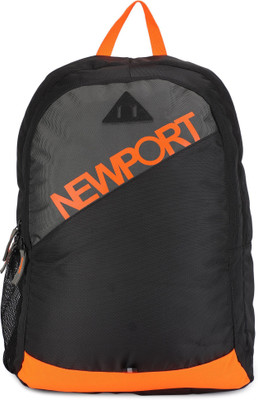 

Newport Racy 22 L Backpack(Black, Orange), Black;neon orange