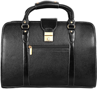 

Zordan Leather Leather Messenger Bag Made By Pure Leather Messenger Bag(Black, 18 L)