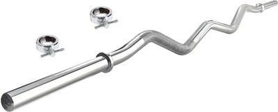 

Krazy Fitness 3 Feet X 21' mm Curl Multi-training Bar(Silver)