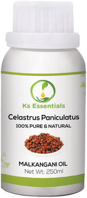 

Ks Essentials 100% Pure Malkangani Oil (Celastrus Paniculatus) Natural Cold Pressed (250ml)(250 ml)