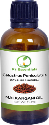 

Ks Essentials 100% Pure Malkangani Oil (Celastrus Paniculatus) Natural Cold Pressed (50ml)(50 ml)