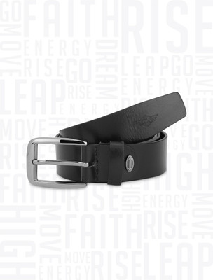 

Metronaut Men Black Genuine Leather Belt
