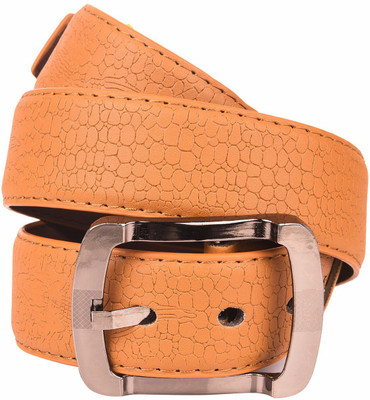 

AFFA Men Casual, Formal, Party Beige Artificial Leather Belt, Tan