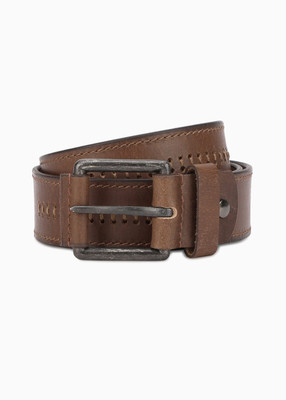 

Spykar Men Brown Genuine Leather Belt